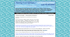 Desktop Screenshot of fishingfromgeorgia.net